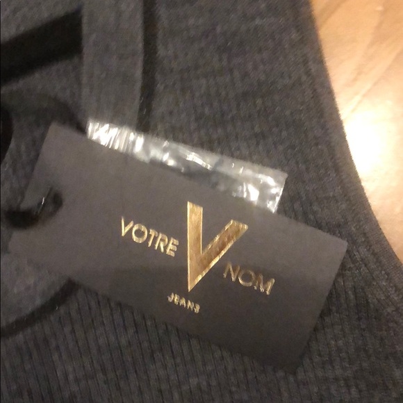 BNWT Votre Nom 100% wool sleeveless long shirt - Picture 7 of 8